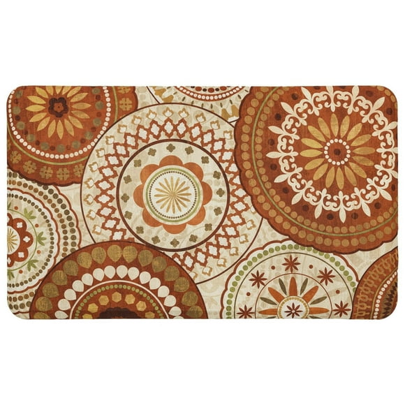 Spice Suzani Multi Polyester Kitchen Mat 18x30