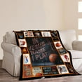 thumbnail image 2 of Basketball Blanket and Throws Sports Lover Gifts Throw Blankets Basketball Decor Soft Cozy Fleece Plush Warm Flannel Bedding Blanket for Men Boys Kids Adults Couch Travel 60"X80", 2 of 6