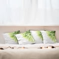 thumbnail image 7 of Ambesonne Asian Themed Throw Pillow Cover 4 Pack, Leaves Greenery Print, 16", White and Green, 7 of 7