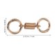 thumbnail image 2 of SHOWERORO 12Ud Llavero Metálico Con Doble Anillo Resorte Para Organización Y Acceso, 2 of 6