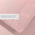 thumbnail image 4 of Duvet Cover California King [3-Piece, Baby Pink] - 1 Comforter Protector with Zipper Flap and 2 Pillow Shams - Hotel Luxury 1800 Brushed Microfiber - Ultra Soft, Cool and Breathable Comforter Cover, 4 of 7