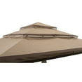thumbnail image 4 of Sunjoy Khaki Replacement Canopy For tini 3-Tiered Soft Top Gazebo (13x13 FT) A101012300/A101012310 Sold At SunNest, 4 of 6