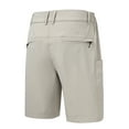 thumbnail image 3 of Weilanxin Cargo Shorts for Men Water Resistant Hiking Travel Active Nylon Shorts with 7 Pockets LightKhaki 2XL, 3 of 7