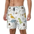 thumbnail image 2 of Fotbe Dinosaur Men’s Swim Trunks Quick Dry Swim Shorts Board Shorts with Mesh Lining-Small, 2 of 9