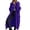 Purple, variant on Uobin Women Oversized Long Knit Cardigan, Open Front Sweater Coat Loose Casual Pocket Outerwear for Fall Winter
