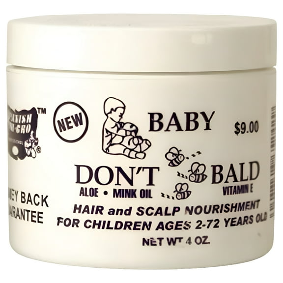 Baby Don't Be Bald Hair and Scalp Nourishment-4oz "MANGO SIX B&M"