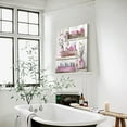 thumbnail image 5 of Bathroom Decor Canvas Wall Art Rustic Bathroom Sign Please Seat Yourself Print Paintings Pink Bathroom Pictures Modern Home Artwork Decor For Bathroom Framed Ready To Hang 12x16 Inch, 5 of 6