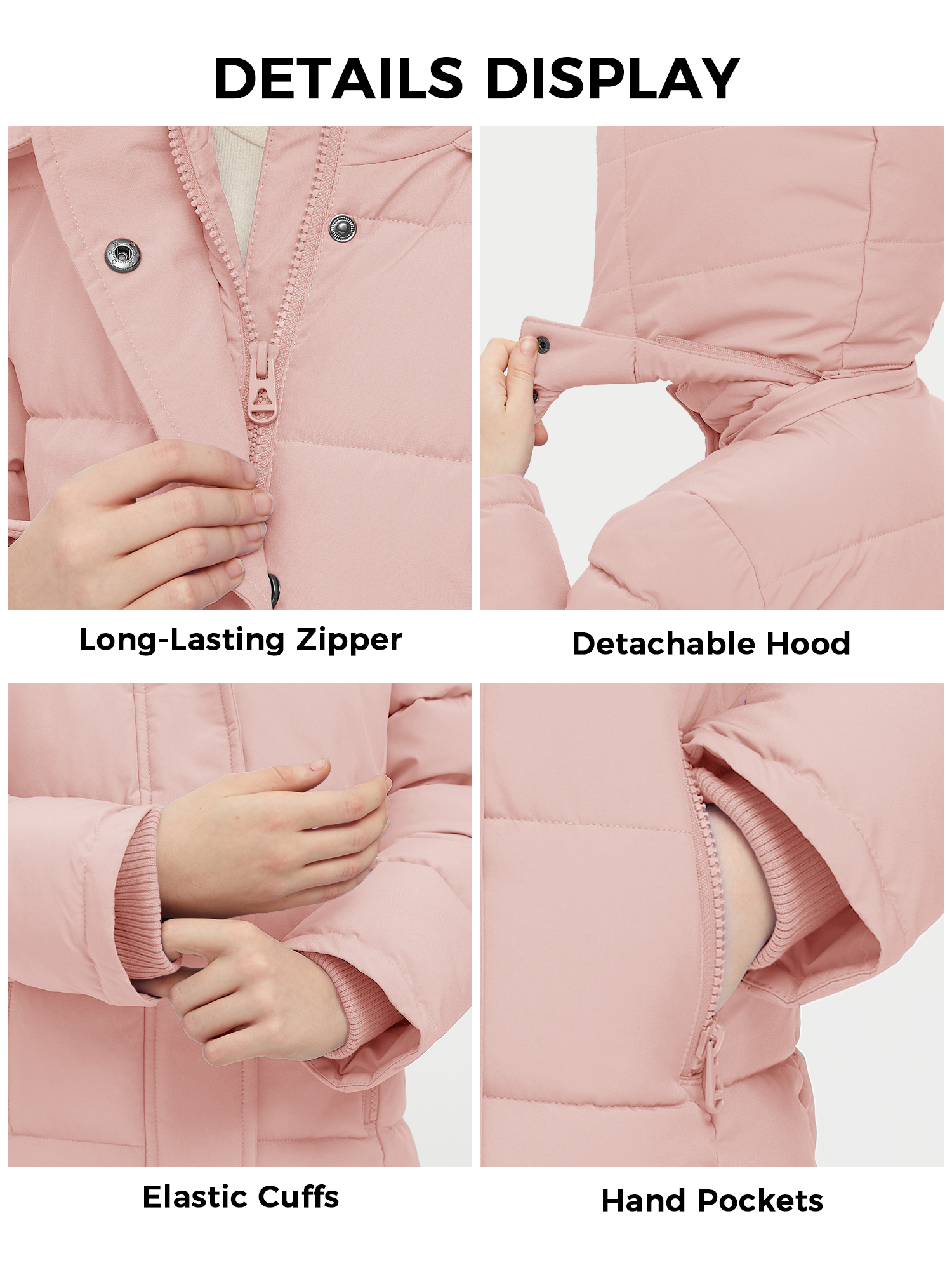 Wantdo Girl's Recycled Waterproof Winter Puffer Coat photo 3