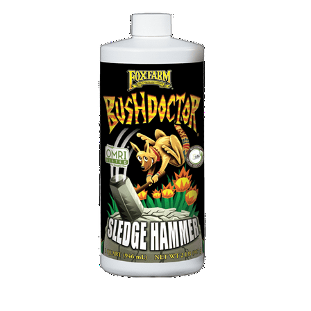 FoxFarm FX14066 Bushdoctor Sledgehammer Liquid Fertilizer, 1 Qt. - Quantity 1