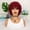 2, variant on Elf Cut Wig Short Hair Wig with Bangs Mixed Color Highlights Fluffy Synthetic Wig Replacement Wig for Women Halloween Costume Wig