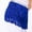 Blue, variant on Skirts for Women Encryption Tassel Waist Towel Skirt for Latin Dance with Lace Up Binding and Accessory Yellow One Size