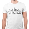 thumbnail image 2 of Skyline Chicago Illinois Shirt Unisex Large White, 2 of 5