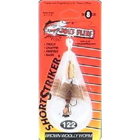 2 Esche Joe's Flies Short Striker / Light CaHill – Taglia 8, Spinner In-line Per Pesce D'acqua Dolce - 2