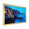 thumbnail image 2 of Designart 'The Ocean By Cliffs In The Evening Glow' Nautical & Coastal Framed Art Print, 2 of 4