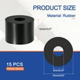 thumbnail image 2 of Uxcell Multi Purpose Rubber Spacer and Anti-vibration Pad for Various Applications 15 6mm ID x 16 OD x 12mm T, 2 of 7
