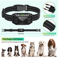 thumbnail image 4 of Cincofelia Dog Bark Collar, Shock Collar for Large Medium Small Dogs, Rechargeable Anti Barking Training Collar, Dog Barking Control Devices with Beep Vibration, IP67 Waterproof, Black, 4 of 11
