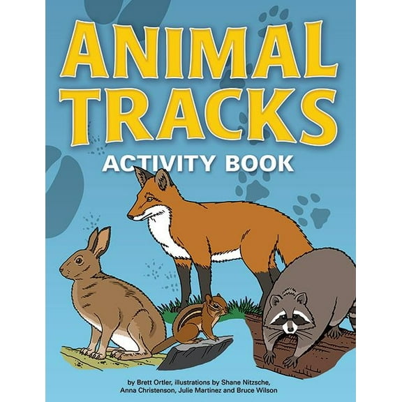 Color and Learn Animal Tracks Activity Book, (Paperback)
