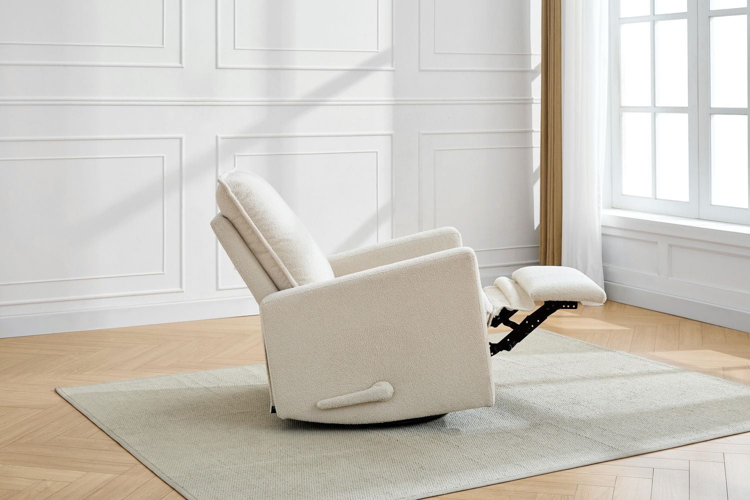 Fauteuil pivotant, coulissant et inclinable Boucle de Concord Baby en tissu