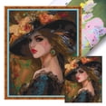 thumbnail image 1 of Kit Punto Cruz para Niña Hilo Algodón Ecológico Bordado 14CT 37x47cm, 1 of 9