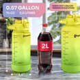 thumbnail image 3 of Botella de agua EnergyBud 74 oz a prueba de fugas, libre de BPA, Tritan, 3 of 8