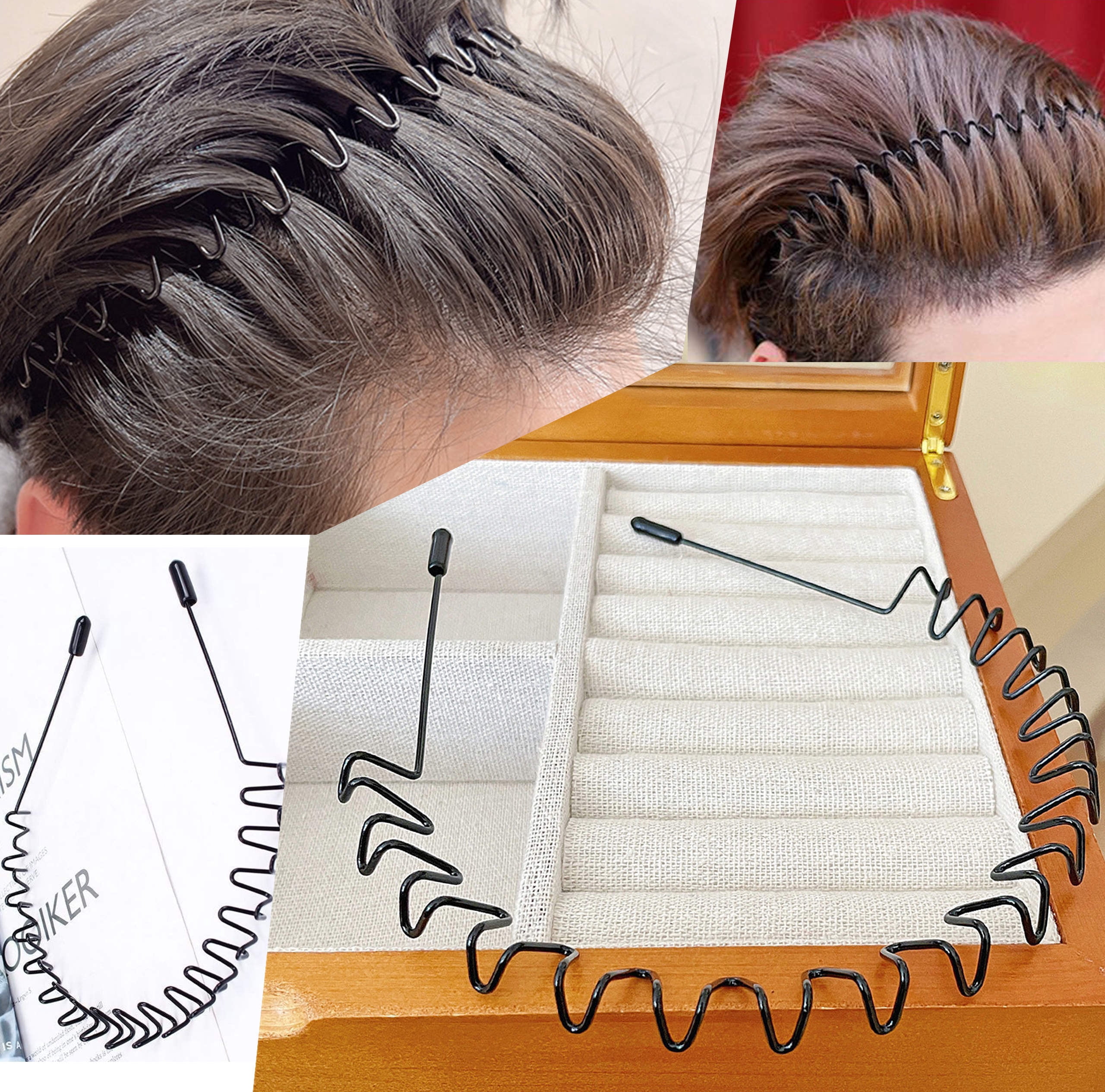 Metal Headbands for Men Fashion Headbands for Women, Unisex  display picture 2