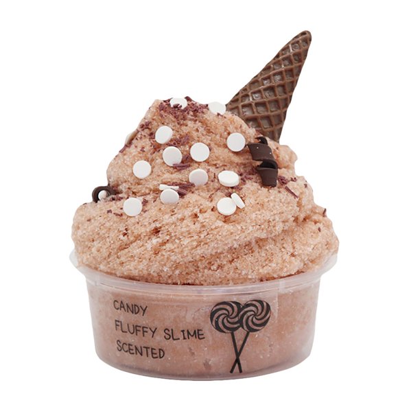 60ml Cotton Candy Cloud Ice Creamcone Slime Swirl ScentedClay Toy