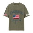 thumbnail image 3 of Youpwaven Men's 250th Anniversary USA T-Shirt, Vintage Washed America Graphic Tee, Relaxed Fit 1776-2026 Short Sleeve Patriotic Top, 3 of 5