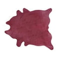 thumbnail image 4 of HomeRoots 6' X 7' Fuchsia Cowhide Hand Knotted Area Rug, 4 of 6