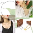 thumbnail image 4 of Clearance Choker Necklaces for Women Her Bar Stainless Steel Link Chain Choker for Birthday Christmas Jewelry Gift, 4 of 6