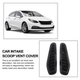 thumbnail image 3 of WHAMVOX Car Air Intake Vent Cover Black Plastic Decoration 1 Pair, 3 of 8