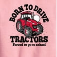 thumbnail image 2 of Instant Message - Born To Drive Tractors School - Toddler & Youth Crewneck Fleece Sweatshirt, 2 of 5