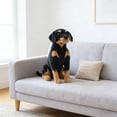 thumbnail image 5 of Realistic Rottweiler Puppy Stuffed Animal - 31cm/12.2in Lifelike Sitting Plush Dog Toy, Huggable Comfort Doll for Kids, Soft and Safe (Black & Brown), 5 of 7