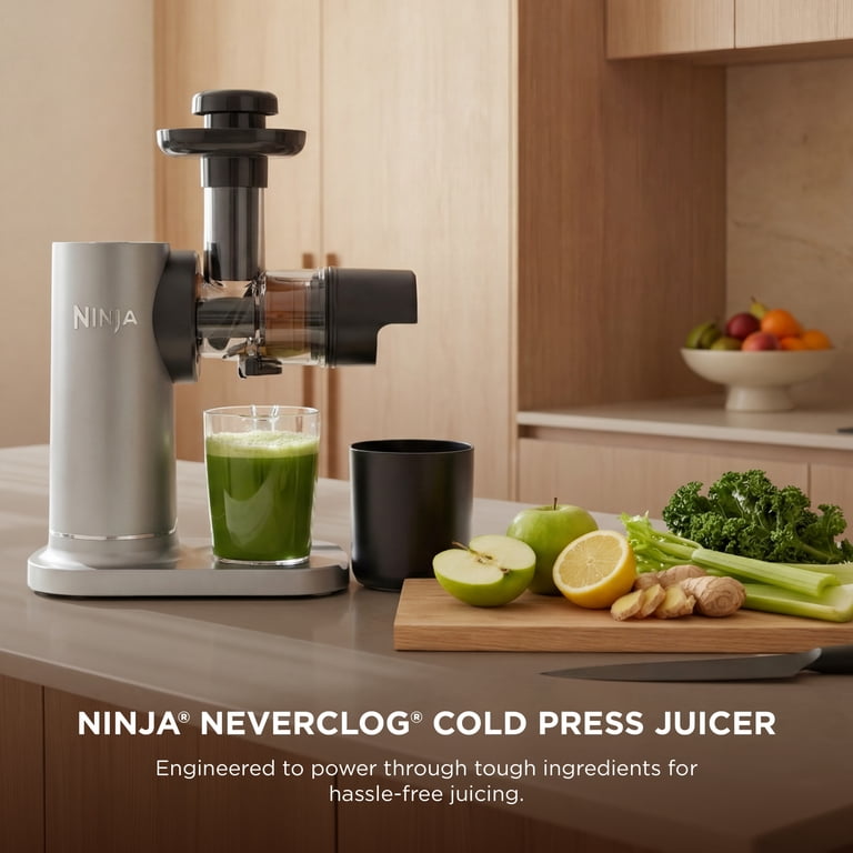 Free Shipping! Ninja Cold Press Juicer 150W with 18oz Jug, 30oz