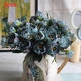 thumbnail image 2 of Ludlz Artificial Silk Flower Peony Fake Flowers Bouquet Bride Wedding Party Home Decor, 2 of 2