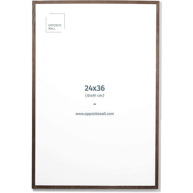 (19 ¾ x 27 ½ in | 50x70 cm) White Solid Oak Wood Picture Frame Poster Frame Wall Photo Frame