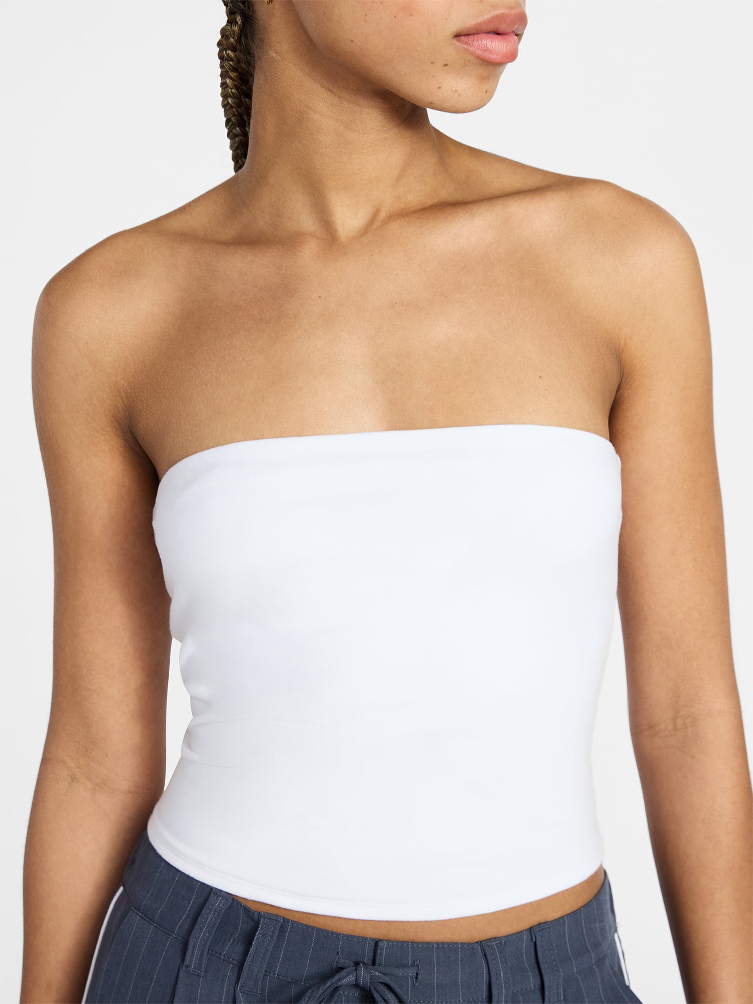 No Boundaries Cropped Tube Top, Women's XXS-XXL