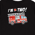thumbnail image 4 of Inktastic I'm 2 Fire Truck 2nd Birthday Boys or Girls Long Sleeve Toddler T-Shirt, 4 of 5