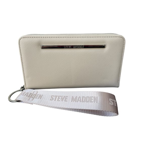 Cartera para Dama Steve Madden Modelo Zipee Beige