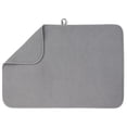 thumbnail image 1 of Tapete para secar platos Dish Mat Bellemain XXL de microfibra, color gris, 1 of 7