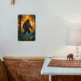 thumbnail image 3 of Vintage-Style Sasquatch Sunset Iron Poster - 8x12 Inch, Colorful Autumn Forest Scene, Ideal for Bedroom, Office, Unique Gift for Pet Lovers and Valentine's Day, 3 of 8