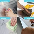 thumbnail image 3 of Nvzi Pegatinas de papel tapiz para salpicadero de cocina, papel de contacto de aluminio despegable y adherible, autoadhesivo, resistente al calor, para pared, 3 of 5