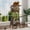 Brown, variant on 41.3'' Modern Tree Tower for Indoor Cat,Cat Tree with Sisal-Covered Scratching Posts and Top Perch with Acrylic Hammock,Natural+White