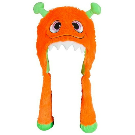 Halloween Character Cute Orange Monster Plush Hat Costume Accessory