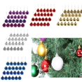 thumbnail image 3 of 24 Unids Adornos de de Navidad Decoraciones de de árbol Irrompible para El de Vacaciones Decoración 6 Cm Púrpura Macarena Bolas de Navidad, 3 of 8