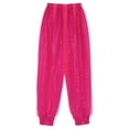 thumbnail image 4 of Aislor Women's Belly Dance Bloomers Trousers Sequins Dots Chiffon Pants Party Club Wear Hot Pink One Size, 4 of 7