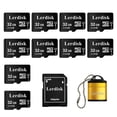 thumbnail image 1 of Tarjeta micro SD Lerdisk 32 GB U3 A1 V30 clase 10, paquete de 10 unidades con adaptador, 1 of 9