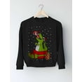 thumbnail image 4 of Tstars Boys Unisex Christmas Shirts Gift T Rex Christmas Gift Dinosaur Ugly Xmas Sweater Kids Family Holiday Shirts Xmas Party Christmas Gifts for Boy Toddler Kids Birthday Sweatshirt, 4 of 5