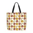 thumbnail image 1 of Fotbe Sunflowers And Skull Bolsa Tote con Estampado para Mujer, Bolsos con Cremallera, Bolsa de Hombro Casual de Gran Capacidad con Bolsillos Internos, 1 of 7
