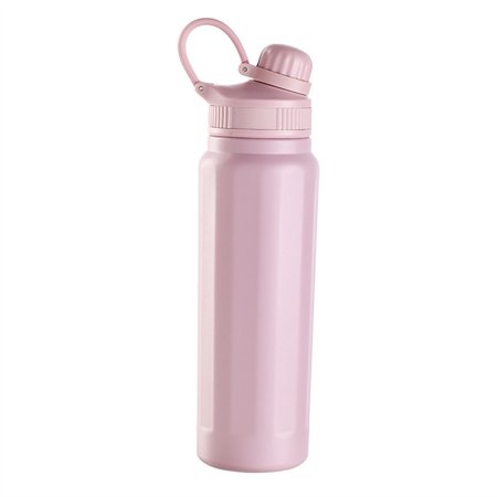 

Large Capacity Vacuum Thermos Pot with Rope Outdoor Sports Convenient Thermos Cup Stainless Steel Suction Cup