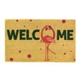 thumbnail image 2 of Fun Flamingos Coir Welcome Mat, 2 of 2